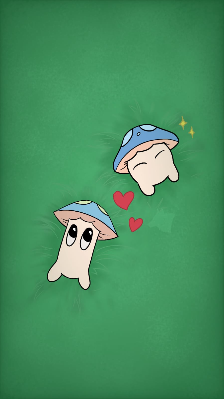 Initial sketch of the Mushroom Valley forest